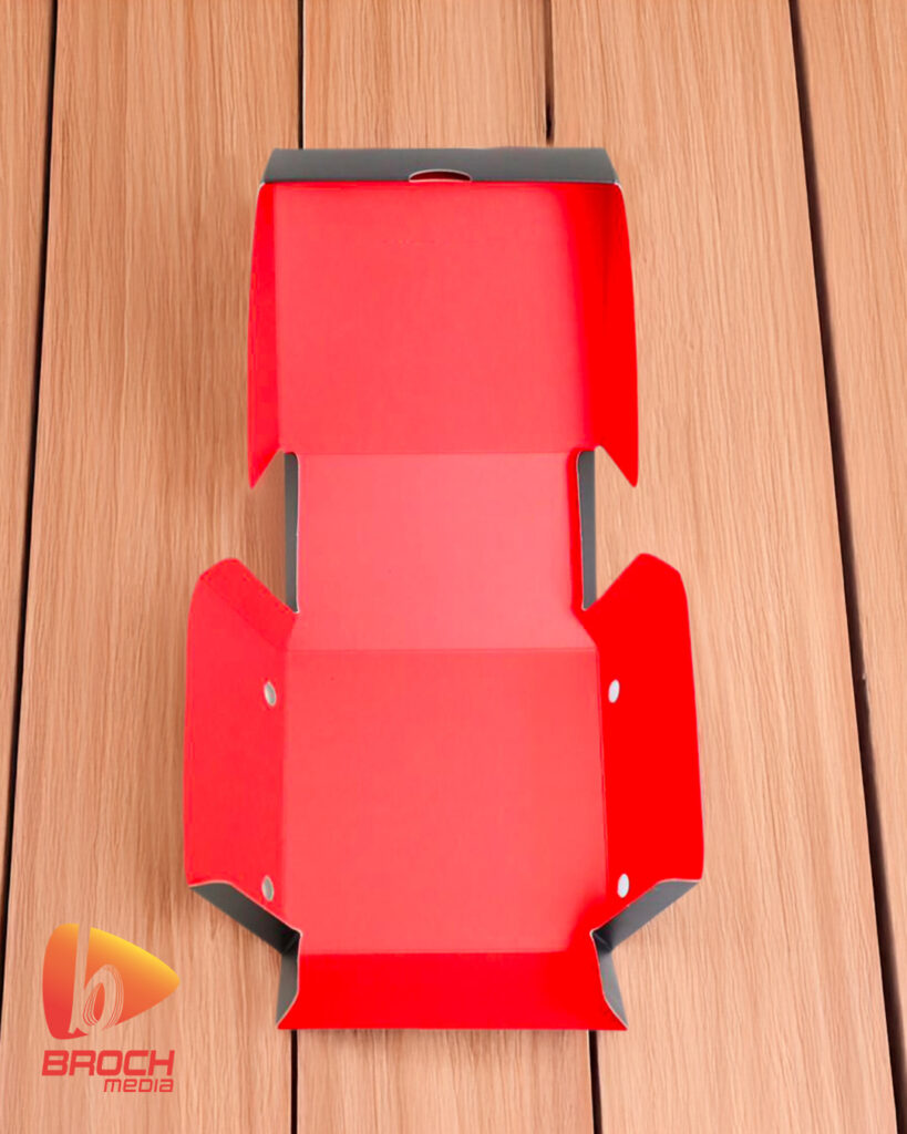 مطبعة لطباعة بوكسات البرجر Burger box printing press